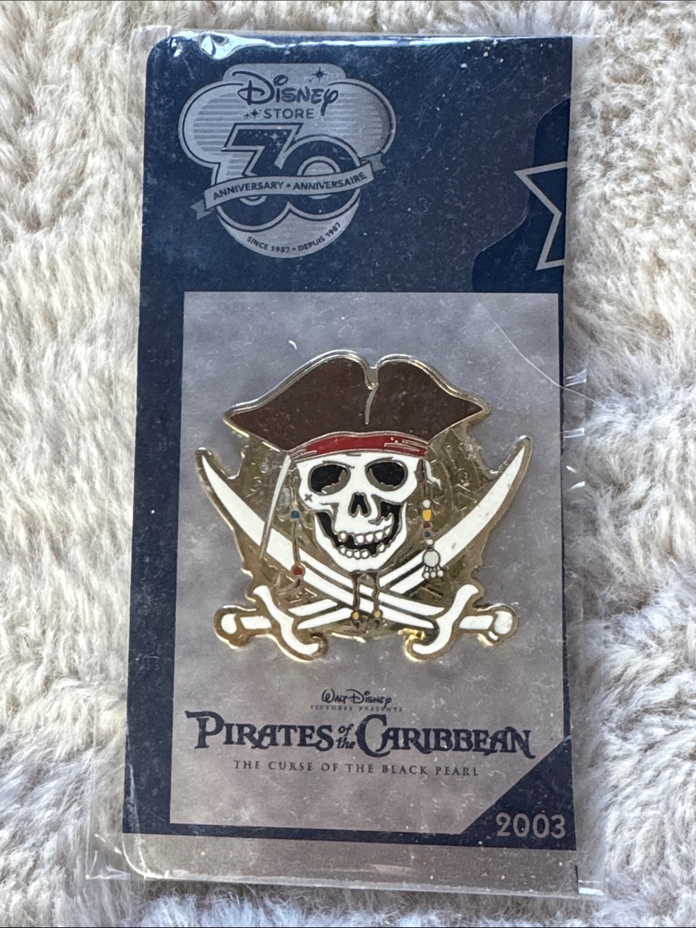 Disney Pin Pirates Anniversary Disney Store Limited Release